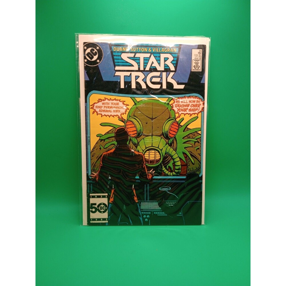 Star Trek Dc Comic Book SHIP TAKEOVER!! By Duane Sutton And Villagran